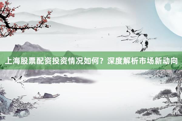 上海股票配资投资情况如何？深度解析市场新动向